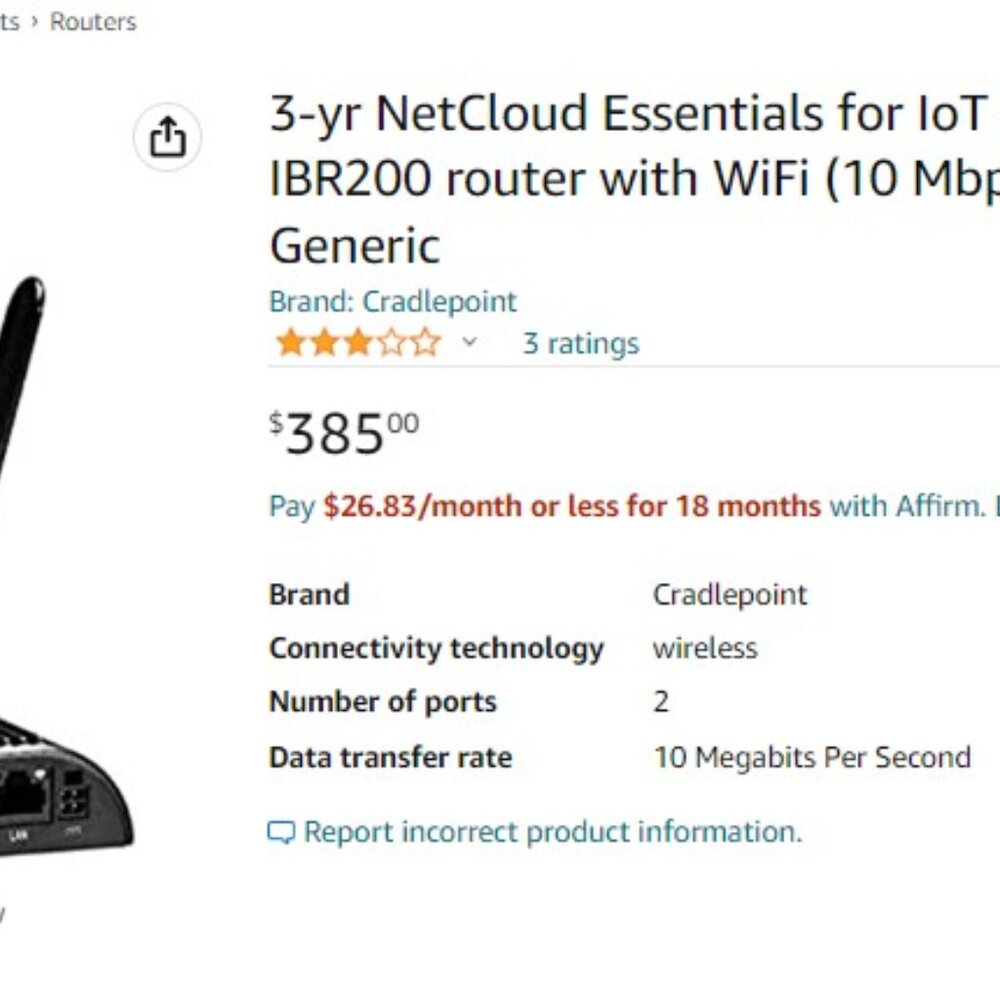 ✨Host Pick✨New Cradlepoint Wifi Router - Picture 5 of 5